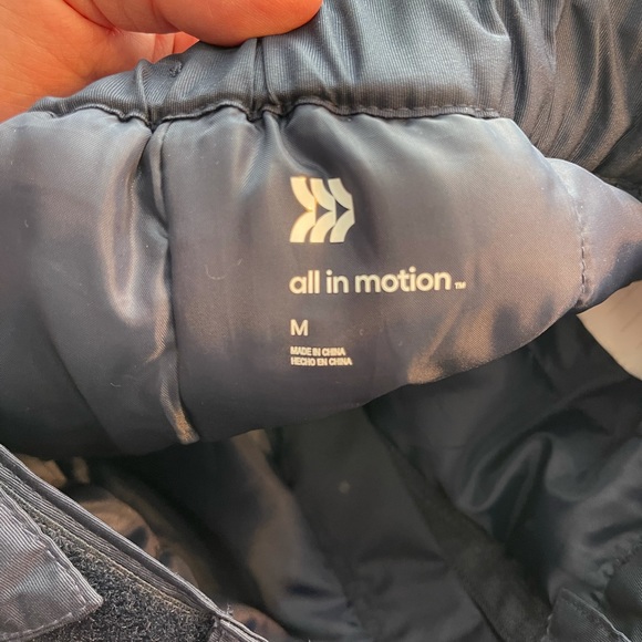 Kids Snow Pants - All in Motion - Size M (8-10) Navy Blue - Picture 5 of 7